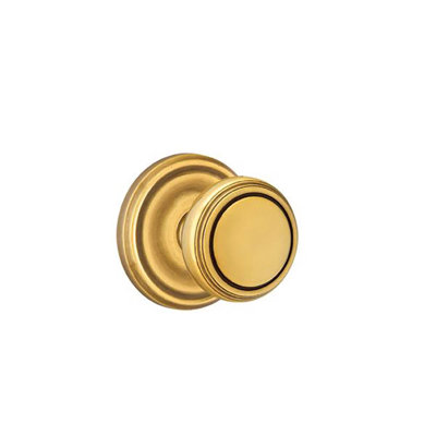 Ensemble de boutons de passage Emtek avec rosette régulière et bouton Norwich