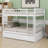 Bunk Bed, Solid Wood With Two Storage Drawers, Convertible Into Two Full Size Daybeds-1638767108-1638767111