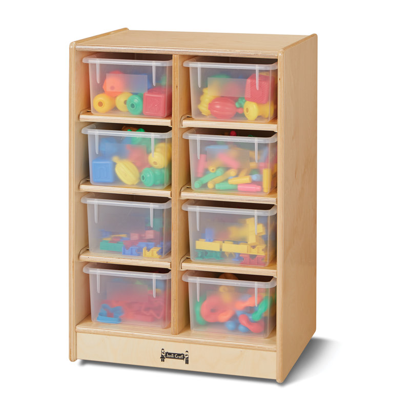 Unité mobile à 8 casiers Jonti-Craft®, Aucune, Standard