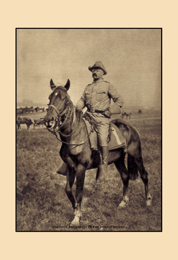 Colonel Roosevelt of the Rough Riders Photographic Print on Wrapped Canvas, 36" H x 24" W x 0.75" D