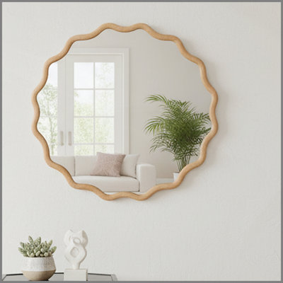 Miroir décoratif rond 24 po