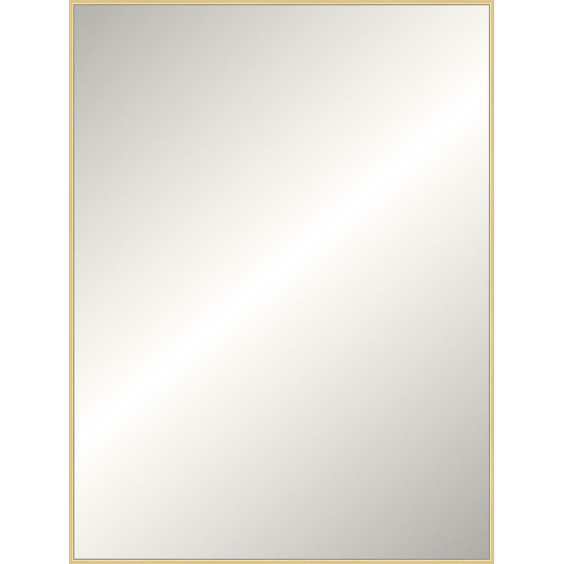 Miroir Floater 2, Doré, Rectangulaire, 49,25 po x 37,25 po