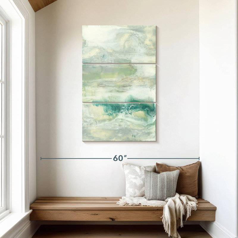 Serene Seafoam I, H 45 po x l 28 po