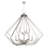 Buckeys 15-Light Dimmable Metal Geometric Chandelier-22712119