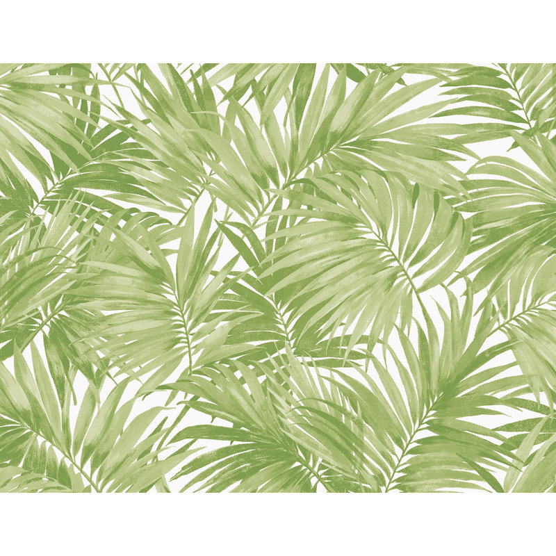 Floral Wallpaper Roll, Green