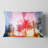 Landscape Retro Palm Trees Long View Lumbar Pillow