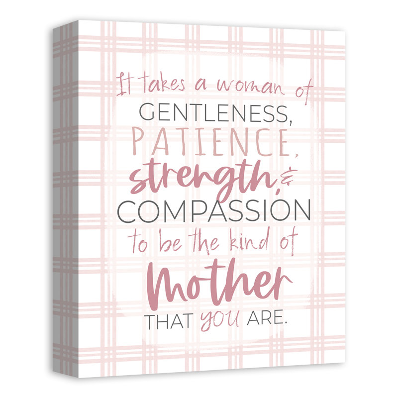 «The Mother You Are», reproduction sur toile tendue