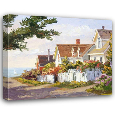 Beachcrest Home™ Dertner, Erin Gallery Wrapped Canvas Art Titled: Balmy Spring Day