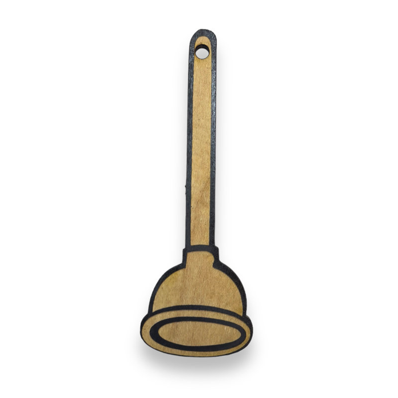 Ornament - BLACK - Plunger Ornament - BLACK - Plunger