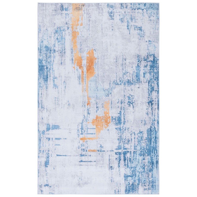 Tacoma Performance Machine Washable Abstract Rug, Rectangle 3' x 5'