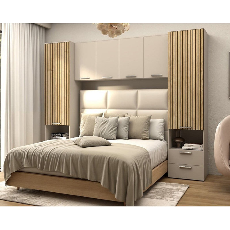 6 Door Manufactured Wood Wardrobe