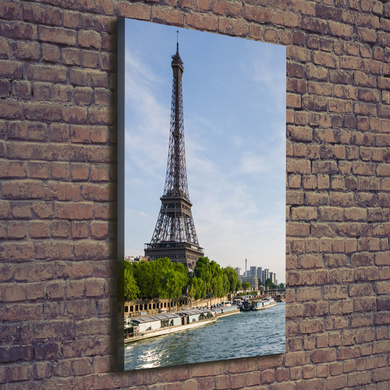 Eiffel Tower Paris - Wrapped Canvas Print