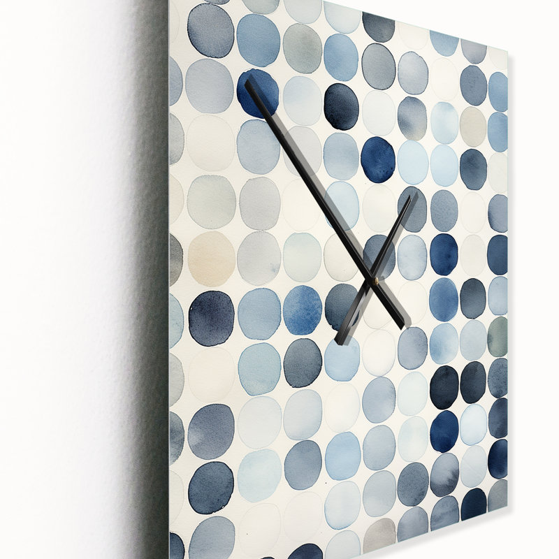 Horloge murale géométrique moderne, H 28 po x l 12 po x P 1 po