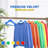 Multi-Colour Premium Velvet Trevonn With Mini Hooks, Pack Of 50, Non Slip, Space Saving Cascading Clothes Trevonn,Pants Trevonn For Skirts, Slacks