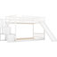 Lit superposé avec glissière et escalier - Tablettes de rangement compactes en bois de qualité compacte et de construction amusante requises-327504075