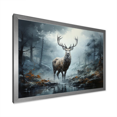 " Deer Whispering Mist I "