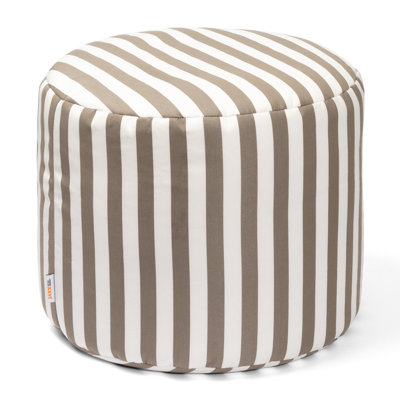 Damato Round Outdoor Pouf Ottoman
