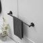 Porte-serviettes mural réglable en acier inoxydable de 13,39 à 25,2 pouces-125281044