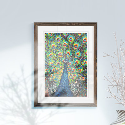 « somptueux peacock ii » par paul cezanne-reproduction d’art sur image