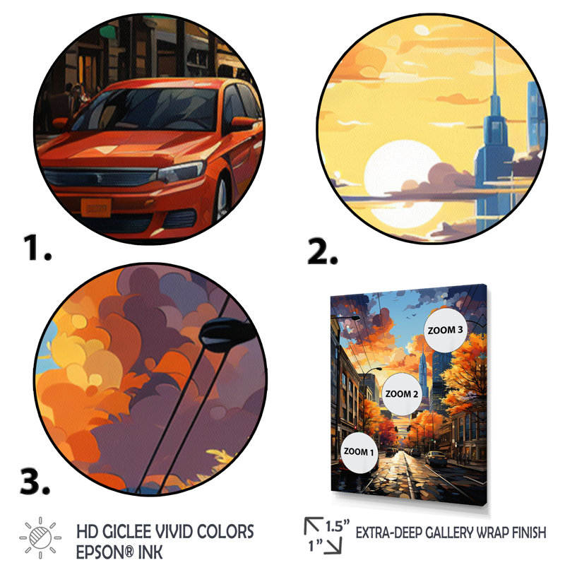 City Minneapolis Popart II sur toile, Cadre naturel flottant, H 40 po x l 30 po x P 1,5 po