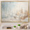 Décoration murale beige bleu océan tempête II - formes abstraites