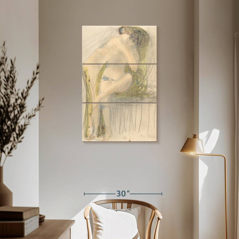 Hardie The Embrace 1900-1910, 57" H x 36" W