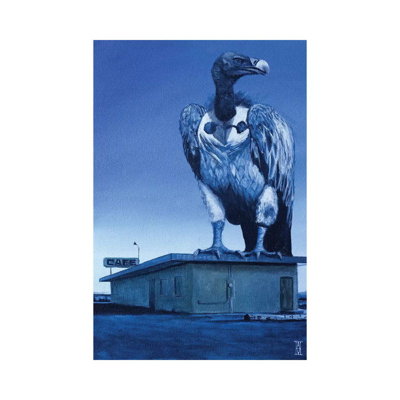 Dusk Of The Vulture 1 Piece Wrapped Canvas Wall Art, 20.32 cm H x 30.48 cm W