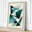 Teal Forms Geometric - Wrapped Canvas-220495754-220495771