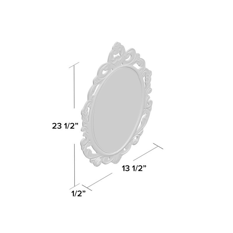 Ingalls Oval Mirror, Yellow
