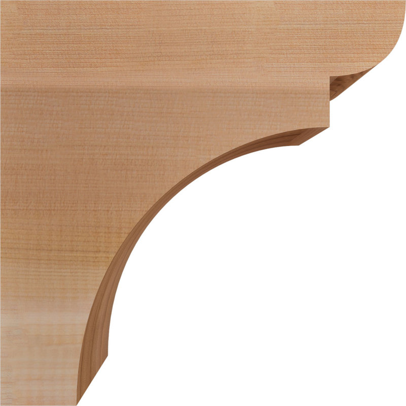 Yorktown Corbel, H 10 po x l 3,5 po x P 10 po, Cèdre rouge, Lisse