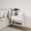 50cm W Manufactured Wood Bedside Table