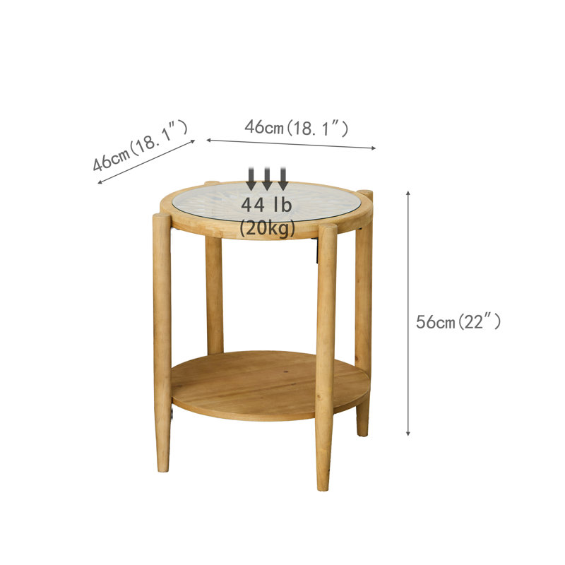 Ensemble de 2 tables d'appoint Cordoves