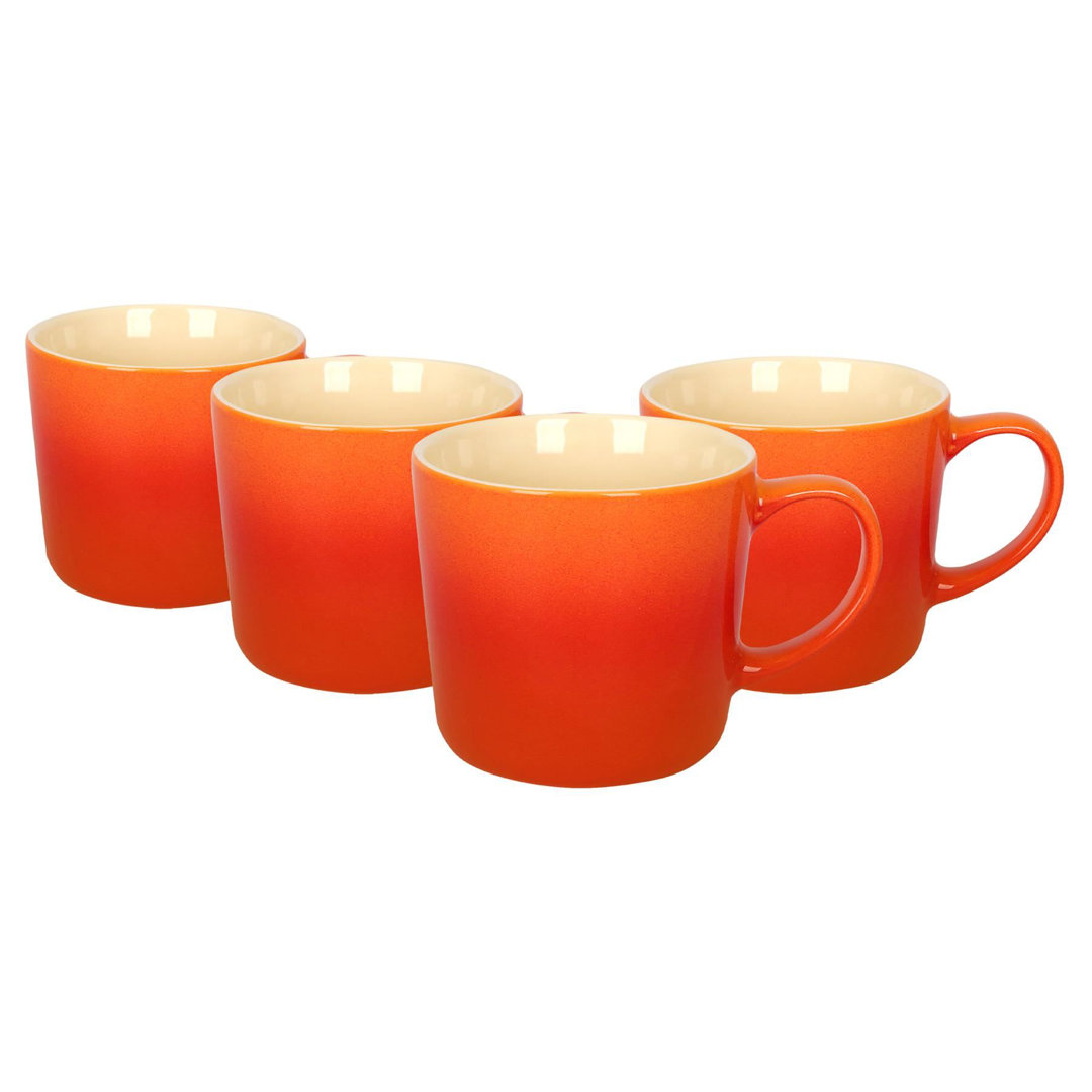 Argon Tableware - 330ml Ombre Coffee Mug - Glazed New Bone China Drinking Cup