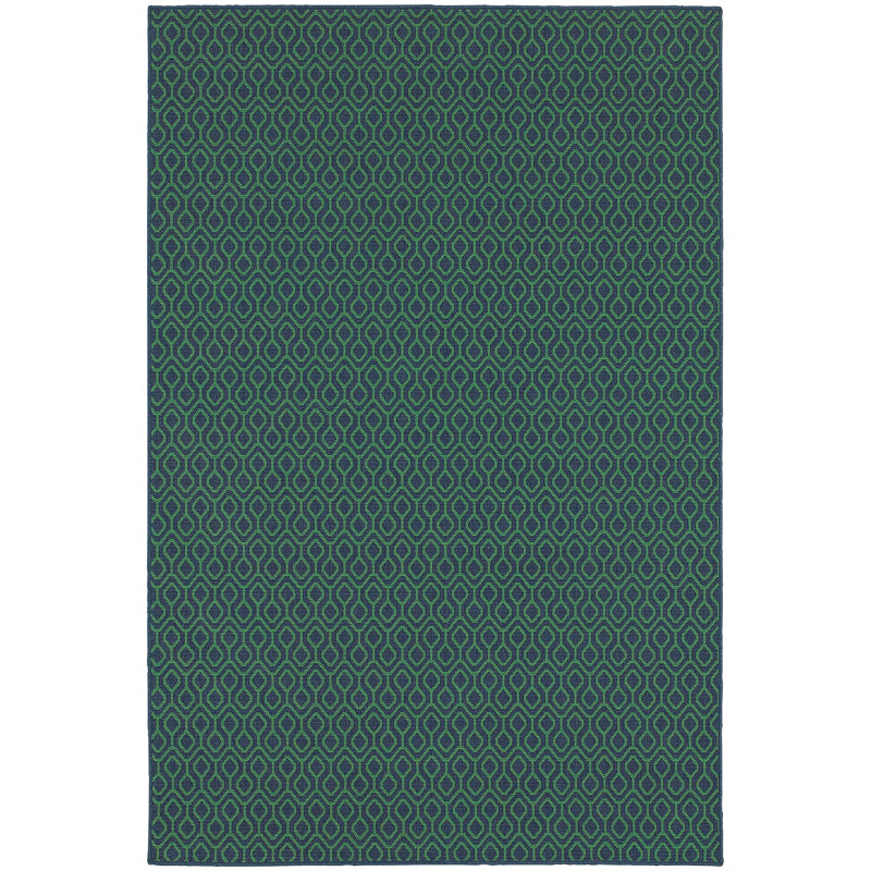 Jadiel Geometric Indoor / Outdoor Rug, Rectangle 8'6" x 13'