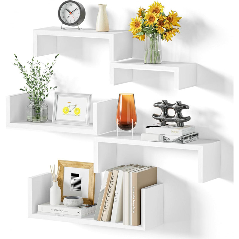 3 Piece Wood Floating Shelf