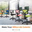 Chaise de bureau sans accoudoirs-1017391877