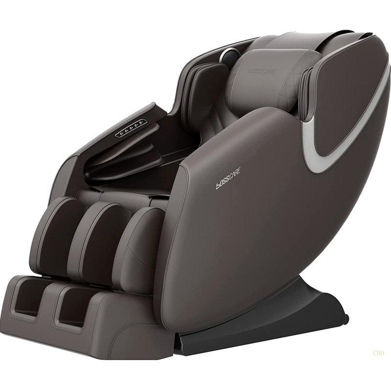 Fauteuil de massage inclinable avec gravité zéro, fauteuil de massage gonflable pour tout le corps avec haut-parleur Bluetooth, repose-pieds