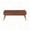 Modern Living Room Coffee Table, 2 Drawers, Brown Finish, Retro Style, Walnut Veneer Table With Area