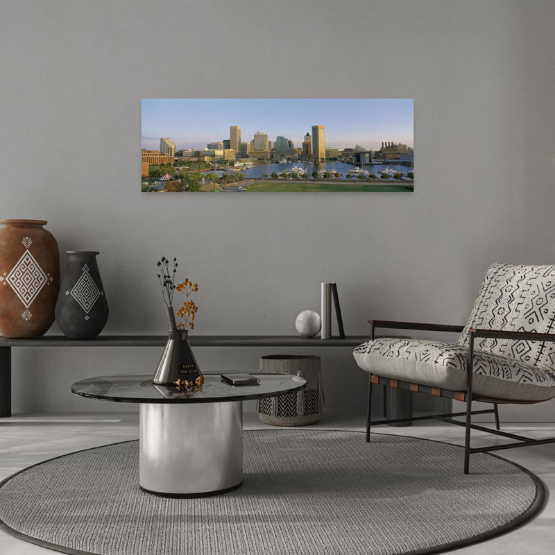 Baltimore MD by J Sohm/VOA LLC - Wrapped Canvas Panoramic Print, 30.48 cm H x 91.44 cm W