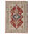 Ambrah Oriental Ivory/Red Area Rug-965740047