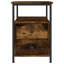 Orlie 34cm W Iron Bedside Table-826484592