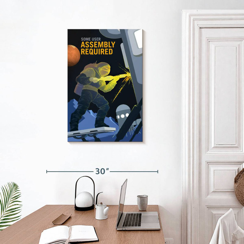 Oberle Mars Explorers Wanted Poster I, 30" H x 20" W