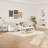 Coffee Table With Classic X-Design, Rectangular Modern Cocktail Table With Storage Shelf
