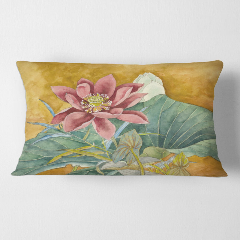 Floral Throw Pillow