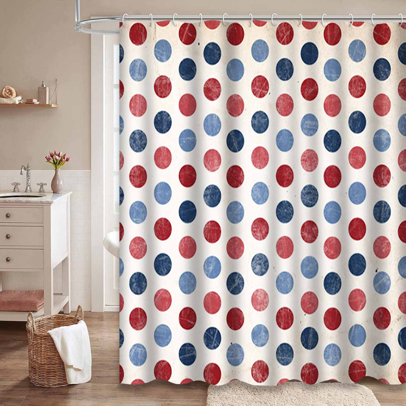 Rideau de douche Patriotic, L 72 po x l 78 po