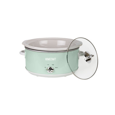 Mijoteuse ovale Homecraft 6 pintes - Vert sauge