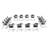 Novelty 16 Person Flip Top 22'' L Modular Training Table and Chair Set with Casters