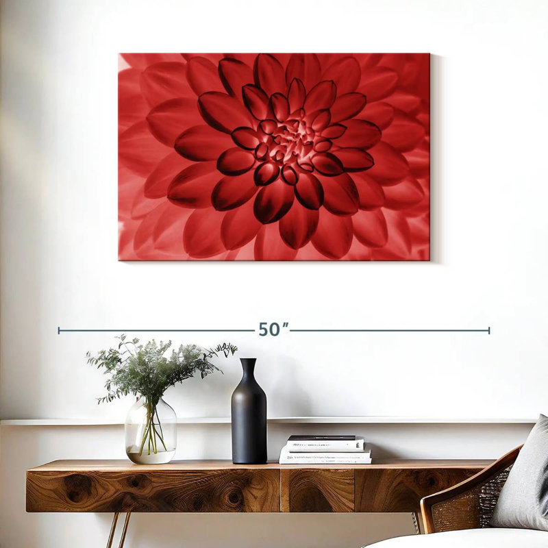 Harnek Translucent Red Dahlia