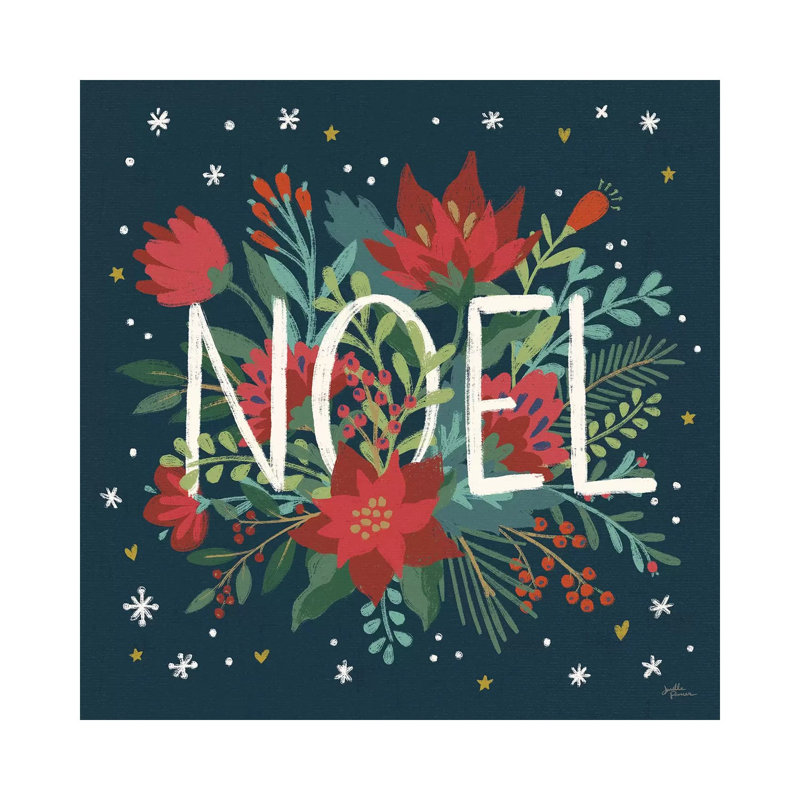 Christmas Bloom VII by Janelle Penner - Wrapped Canvas Print, 30.48 cm H x 30.48 cm W
