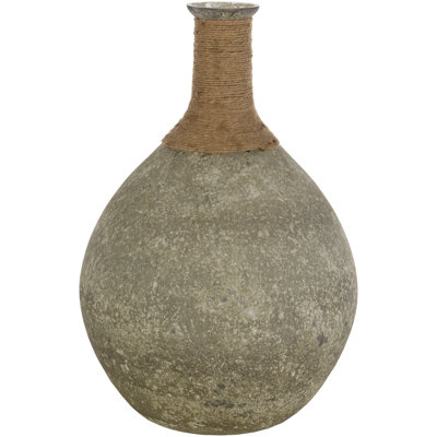 Glacia Transitional Sage, Tan Floor Vase